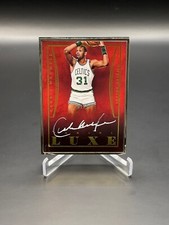 2014-15 Luxe Cedric Maxwell WHITE INK ON CARD Framed Auto 2/10 Boston Celtics