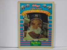 1991 Sportflics Kellogg's Corn Flakes Baseball Greats Yogi Berra #11 HOF