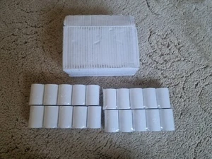 New 20 Till Credit Card Thermal Cash Rolls Pdq Single Ply 57mmx40mm Worldpay - Picture 1 of 3