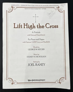 Lift High the Cross Piano & Organ w/optional SATB Voices & Handbells Choir - Picture 1 of 5