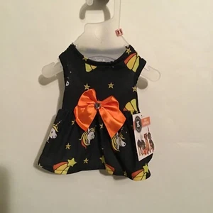 Kensington Kennel Club Unicorn Black Multicolor Dress Size XS Pet Apparel New - Picture 1 of 4