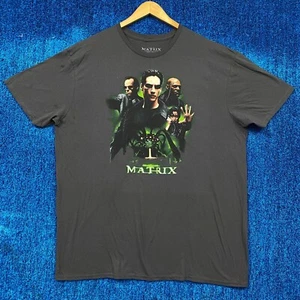 The Matrix Neo Morpheus Trinity vs The Machines Movie Tee 2X - Picture 1 of 5