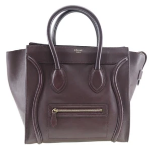 CELINE Luggage mini Handbag Calfskin Women - Picture 1 of 9