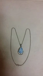 Sterling Silver Blue Larimar Pendant - Picture 1 of 1