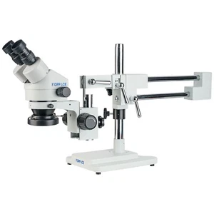 KOPPACE 3.5X-180X Binocular Stereo Zoom Microscope, Dual Arm for Industrial/Lab - Picture 1 of 10