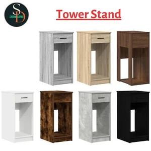 Soporte para torre de computadora con cajón Soporte para CPU Soporte para PC Escritorio vidaXL - Imagen 1 de 43