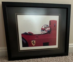 Nigel Mansell F1 Racing Ferrari Framed Art Collectable - Picture 1 of 1