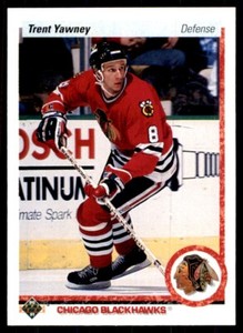 1990-91 Upper Deck Trent Yawney Hockey Cards #82
