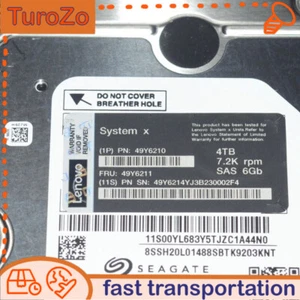 NEW IBM 49Y6210 49Y6211 Lenovo 4 TB 7.2K 6Gbps NL SAS 3.5-inch G2HS HDD - Picture 1 of 4