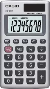 Casio HS-8VA, Solar Powered Standard Function Calculator - Picture 1 of 3