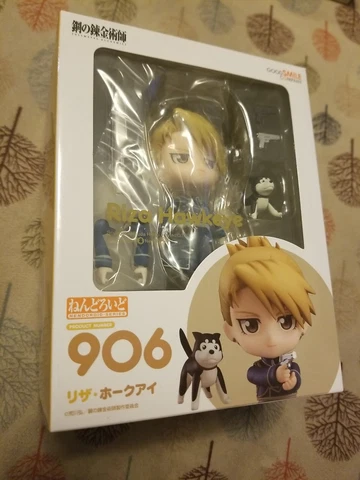 Nendoroid Riza Hawkeye FullMetal Alchemist #906 Sealed Authentic Cover