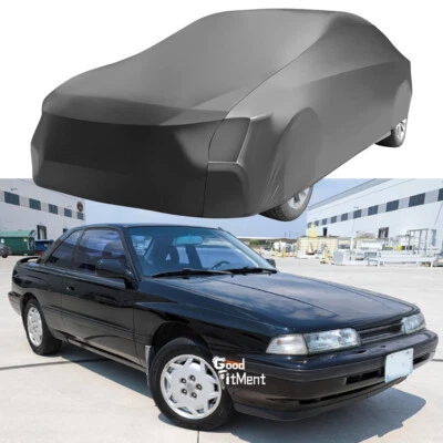 Cubierta completa elástica satinada para automóvil UV polvo arañazos impermeable para Mazda MX-6 1998-1997 Foto 1 de 4