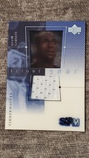 Game Used Kevin Garnet 2000 Upper Deck Flight Gear Worn Jersey Card
