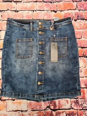 Street One Rock Damen Jeansrock blau blue Gr. 38 (211) NEU  - Bild 1 von 3