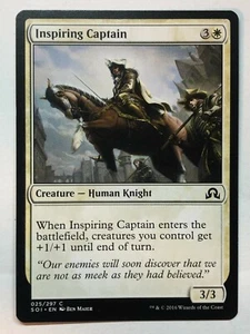 MTG Inspiring Captain Shadows over Innistrad 025/297 Regular Common - Picture 1 of 1