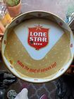 Vintage Lone Star Beer Metal Serving Tray MAKES THE MOST OF NATURES BEST XX RARE for sale