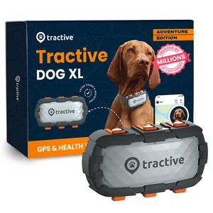 Tractive DOG XL Abenteuer | GPS Hundehalsband & Health Tracker | grau | Neu - Bild 1 von 11