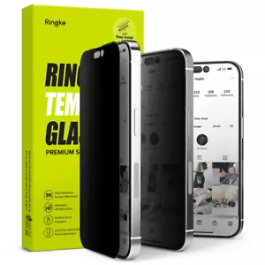 iPhone 13 Pro Max / Pro / Plus /13 Sichtschutz Displayschutzfolie Ringke Anti-Spy Glas - Bild 1 von 25