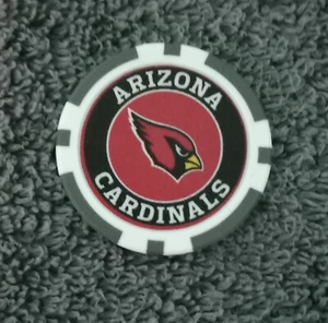 NFL ARIZONA CARDINALS SOUVENIR COLLECTIBLE POKER CHIP GOLF BALL MARKER - Picture 1 of 1
