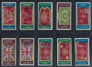 GALLAHER - REGIMENTAL COLOURS & STANDARDS - FULL SET OF 50 CARDS - Picture 1 of 10