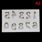 Numbers Molds Letters Silicone Mold 3d Fondant Mold Cakes Decor Tool