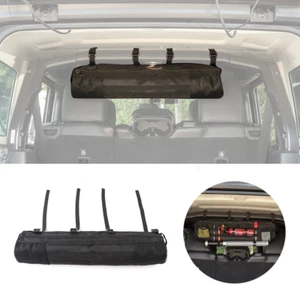 1x Multifunction Roll Bar Storage Bag Organizer for Jeep Wrangler TJ JK JL JT - Picture 1 of 7