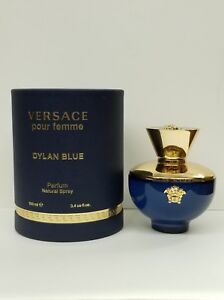 VERSACE POUR FEMME DYLAN BLUE 3.4OZ EDP SPRAY BY VERSACE FOR WOMEN NEW IN BOX 