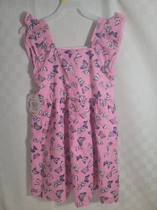 Member's Mark Girl's Soft Cotton Blend Woven Sleeveless Dress Sz 6 Summer - Picture 1 of 3