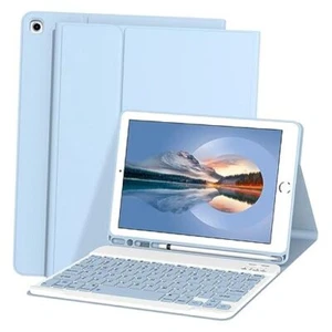 Keyboard Case for iPad 9.7 Inch 2018/2017 6th/5th Generation, Air Light Blue - Picture 1 of 7