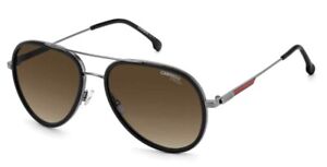 Carrera 1044/S 0807/HA Black/Brown Gradient Full-Rim Unisex Sunglasses