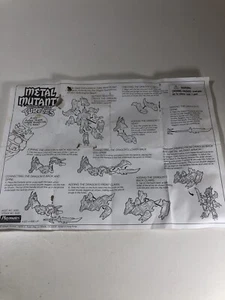 SOLO INSTRUCCIONES - TMNT Metal Mutants Leonardo Dragon Spirit Armadura Instrucciones - Imagen 1 de 4