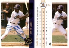 Ramon Soler Signed 1999 Just #236 Card Charleston RiverDogs Auto AU
