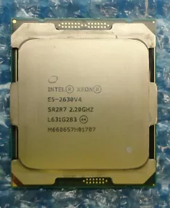 Intel Xeon E5-2630V4 SR2R7 2.20GHz 25M Cache Socket 2011 10-Core Processor / CPU - Picture 1 of 4