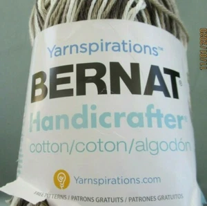 Bernat Handicrafter Variegate CHOCOLATE OMBRE 12 oz 100% Cotton Worsted Wt #4 - Picture 1 of 6