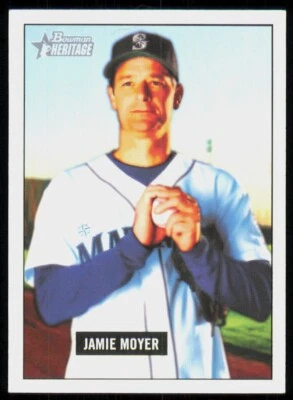 2005 Bowman Heritage Jamie Moyer Seattle Mariners #111 - Image 1 of 2