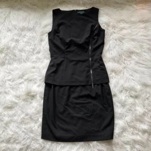 VESTIDO VAINA LAUREN RALPH LAUREN NEGRO - Imagen 1 de 6
