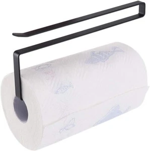 Usmascot Paper Towel Holder Dispenser Under Cabinet Paper Roll Holders Black - Picture 1 of 3