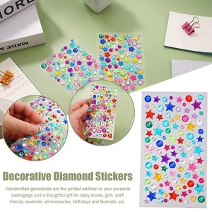 Antner Self-Adhesive Rhinestone Stickers Gems For Crafts JeweN4 Bling C9N1 - Imagen 1 de 13