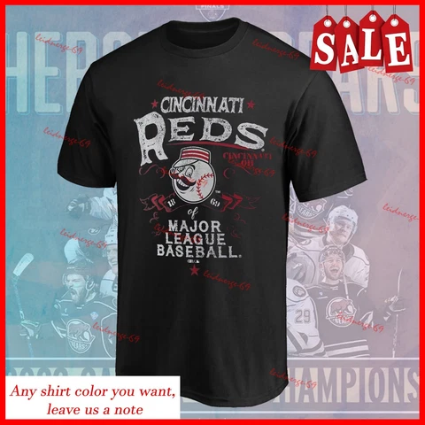 SALE!!! Cincinnati Reds Est 1869 Baseball Team T Shirt For Fan S-5XL Cover