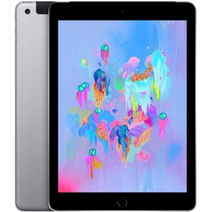 Apple iPad 6. Generation (2018) 128GB WiFi + Cellular Space Grau Zustand GUT - Bild 1 von 4
