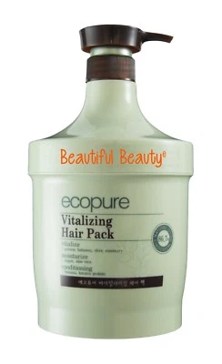 SOMANG ECOPURE VITALIZING HAIR PACK 1000ml - NATURAL ORIGIN INGREDIENTS 86.7%