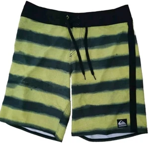 Quiksilver Mens Board Shorts 32 Acid Green Summer Beach Surf Shorts sample - Picture 1 of 3
