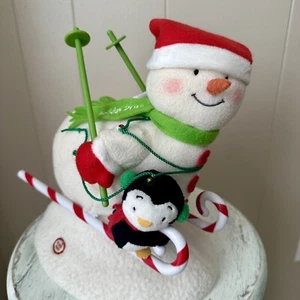 Hallmark Jingle Pals duo animato Swooshin' che canta pupazzo di neve e pinguino 2012 musica - Foto 1 di 4