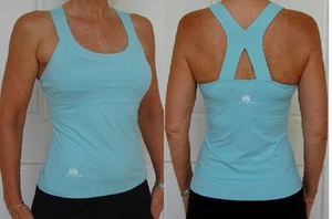 JIVANA* Designer Gym Fitness Yoga Sports Top Ladies womens XS,S,M,L,XL l Blue * - Picture 1 of 3