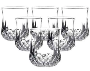 Vaso de 6 piezas de vidrio para beber jugo de agua vaso para bebidas 290 ml vaso de corte de cristal - Imagen 1 de 1