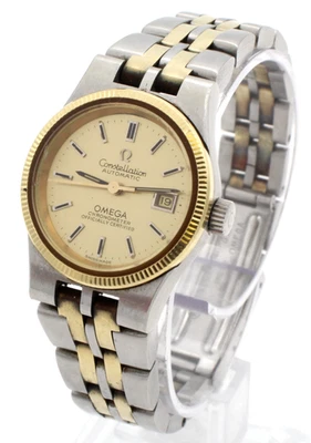 Vtg Omega Constellation Chronometer Automatic Date Pie-Pan 24mm Watch LW345 - Image 1 of 4