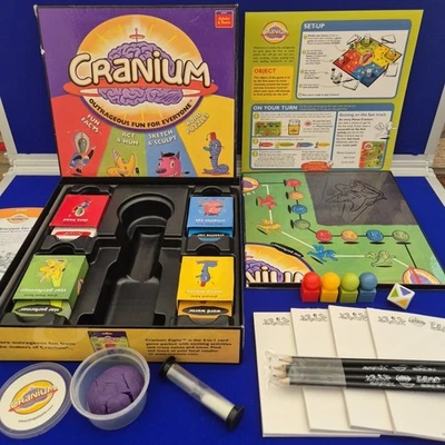 Cranium Board Game 2005 Hasbro Complete With All Pieces Pencils Pads And Clay - Image 1 of 4