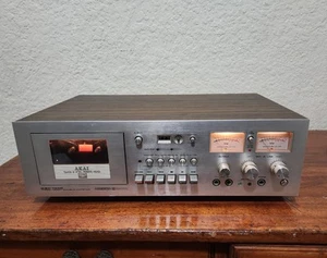 Cubierta de cinta de casete estéreo doble cabrestante Akai GXC 740D de 3 cabezales - Imagen 1 de 8