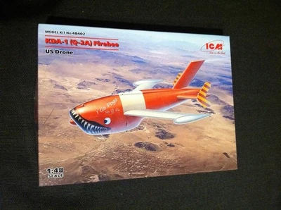 ICM 1/48 48402 KDA-1 (Q-2A) Firebee EE. UU. Drone Guerra de Vietnam Modelo Kit Foto 1 de 2