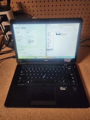Dell Latitude E7450 Laptop i7-5600U 2.6GHz 16GB RAM 256GB SSD W11 Pro Touch - Image 1 of 4